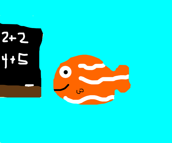 Brainy Clownfish - Drawception