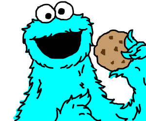 Purple Cookie Monster! - Drawception