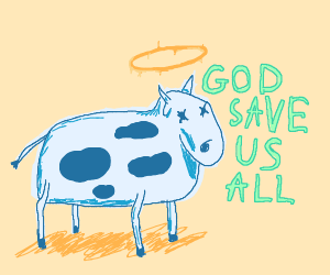 Dead cow angel swears to god