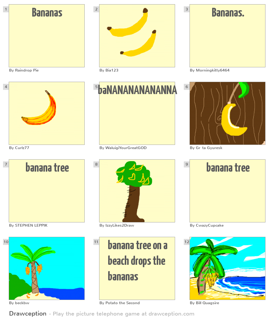 Bananas - Drawception