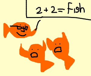 Fish school - Drawception