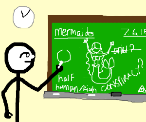 The mermaid theory. - Drawception