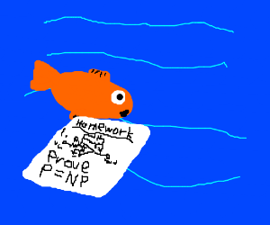 My fish ate my homework - Drawception