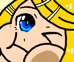 Kagamine Rin extreme closeup - Drawception