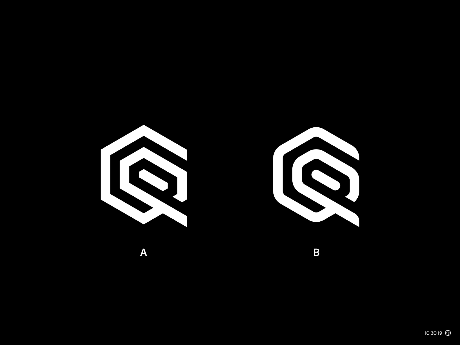 Q Logo Style Test by Steve Crosby on Dribbble