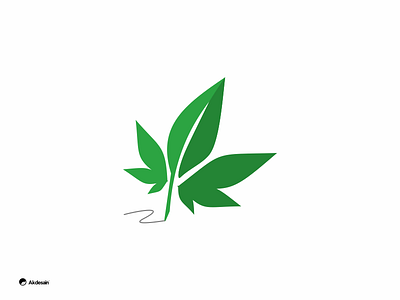 write cannabis agriculture akdesain branding business canna logo cannabis logo clean creative hemp logo icon illustration leaf logo logo design logo type medical logo minimal negative space pen logo typography