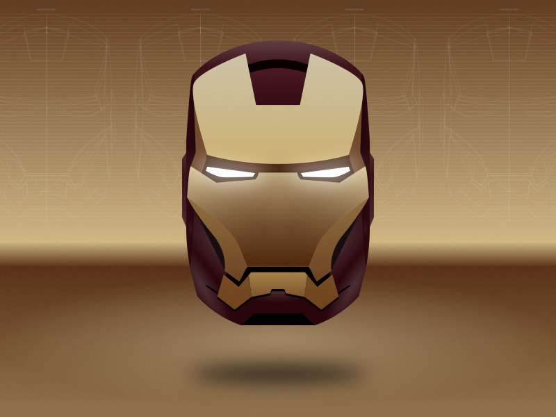 Iron Man Helmet by Ray de Guzman on Dribbble