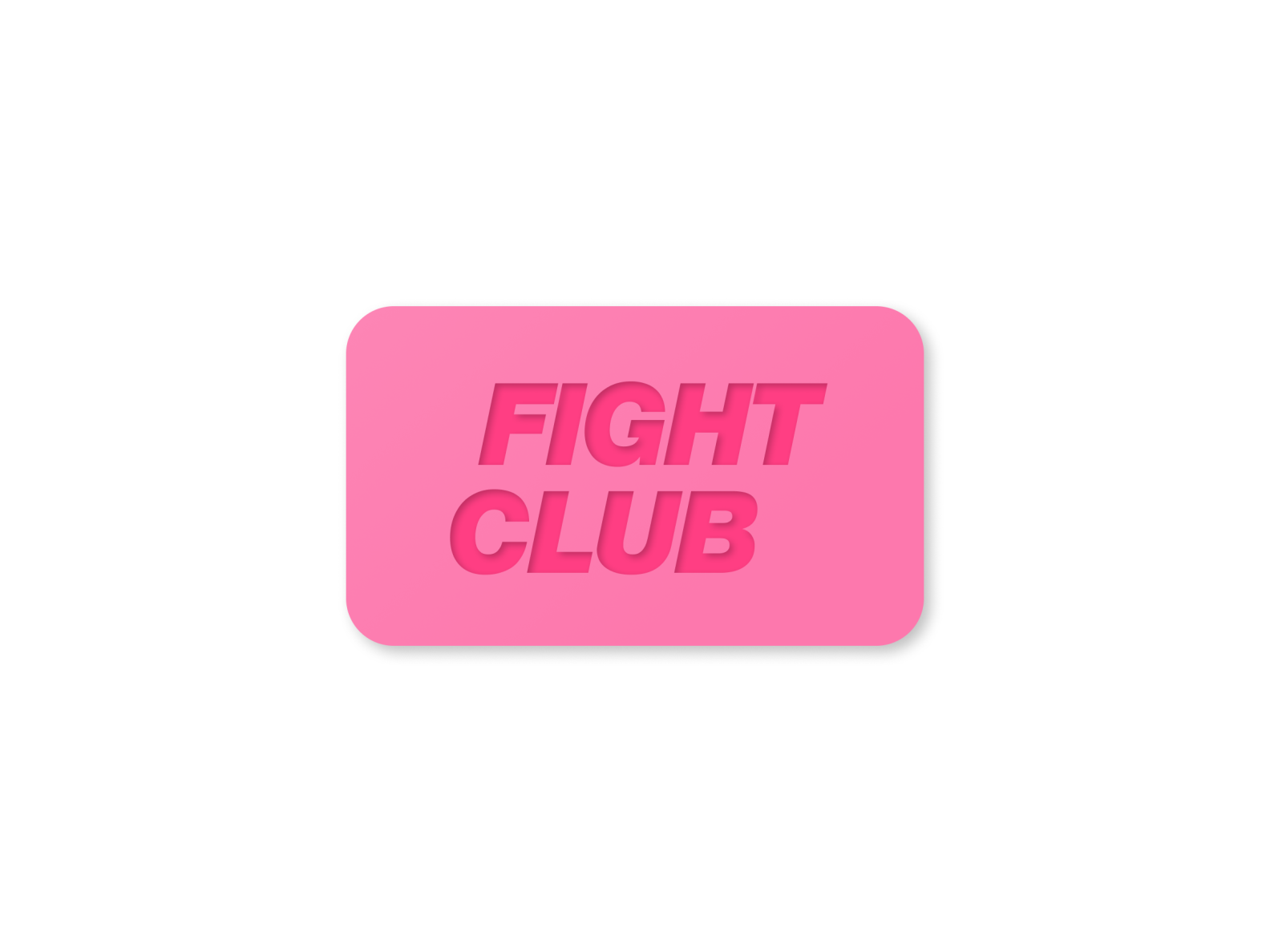 Fight Club Icon by Connor Hansen on Dribbble