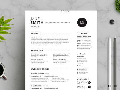 Black White Minimal Resume black black white cv job cv minimal resume minimalist design resume