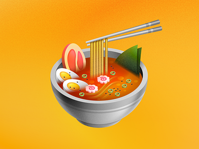 Ramen illustration delicious food illustration ramen sketch