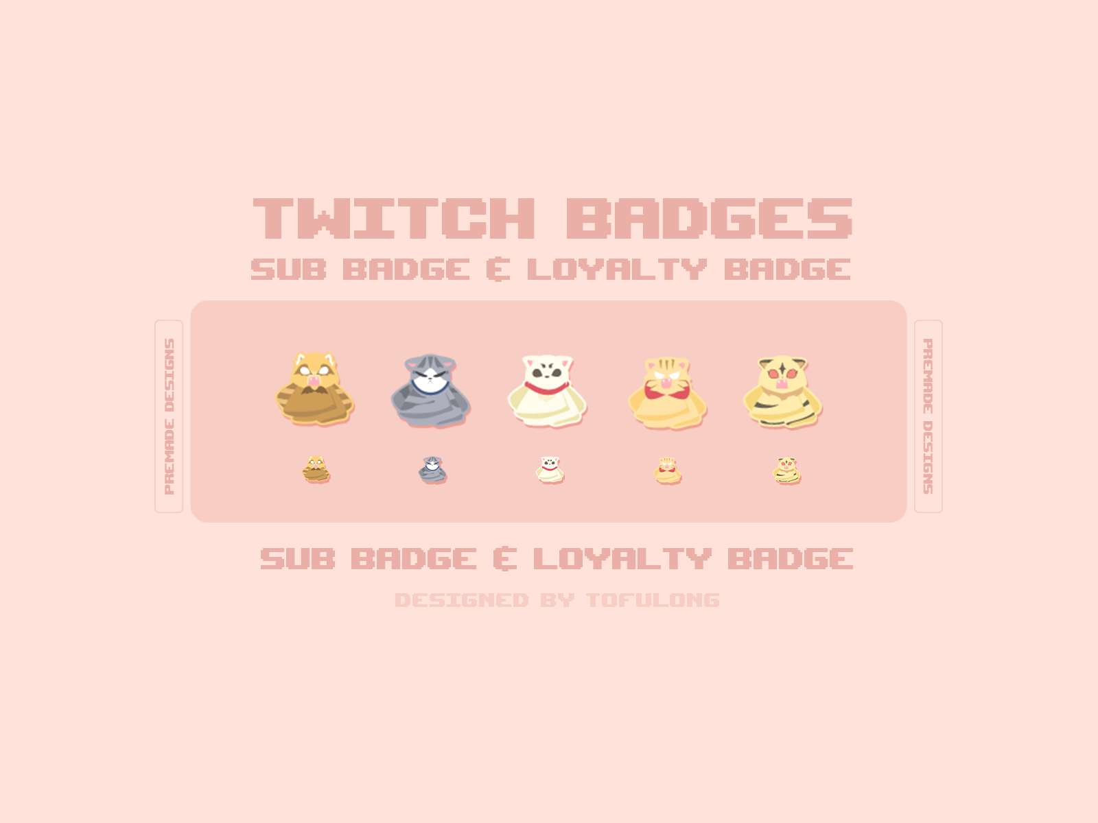 Create exclusive anime twitch emotes and sub badges by Moonstd  Fiverr