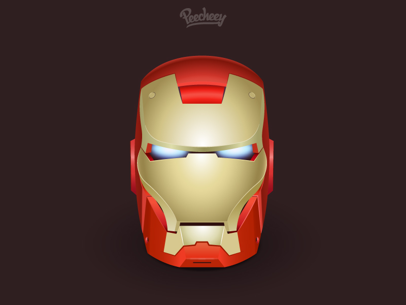 Iron man icon by Peecheey on Dribbble