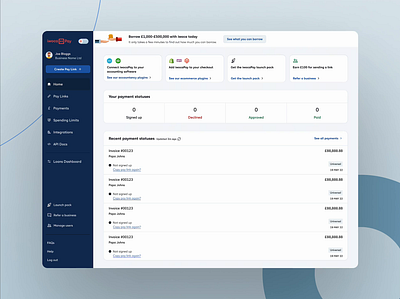 Light and Dark dashboards dark dark mode dashboard data datavis design figma finance fintech iwoca klarna light modes pay payments product responsive ui ux variables