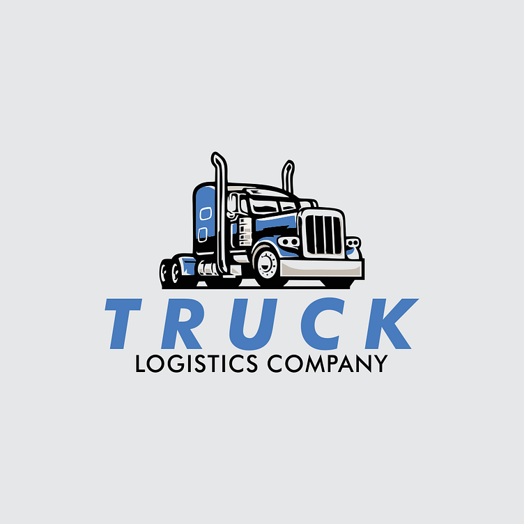 TRUCK LOGISTICS COMPANY by Elogodesign6 on Dribbble