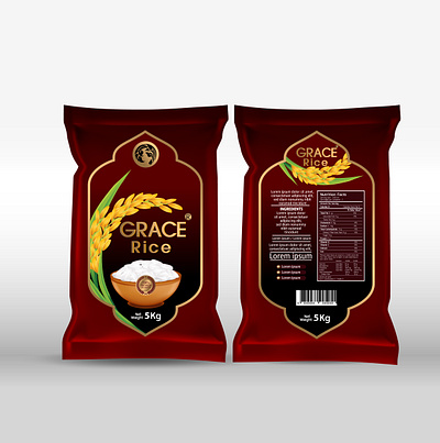 Premium rice bran oil package illustration cooking oil food oil natural oil oil bottle oil packaging paddy rice rice grain rice plant rice seed