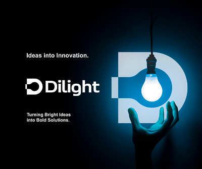 Dilight - D logo, D letter, Tech, Technology, UI, AI ai branding creative logo d letter logo d logo d solution logo design designer identity logo logo design logo designer logo maker modern logo software solution tech technology ui website