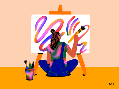 💫✨𝗡𝗲𝘄 𝘆𝗲𝗮𝗿, 𝗻𝗲𝘄 𝗰𝗮𝗻𝘃𝗮𝘀🎨🖌️ art art direction artwork canvas character design colorful digital illustration digitalart editorial illustration freelance illustrator graphic design illustration illustrator painting