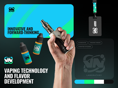 Vape Company Branding & Logo Development 3d bramd design brand identity brandbook branding crypto graphic design illustration instagram post logo logo design logotype merch typography vape vaping web design web3 wordmark