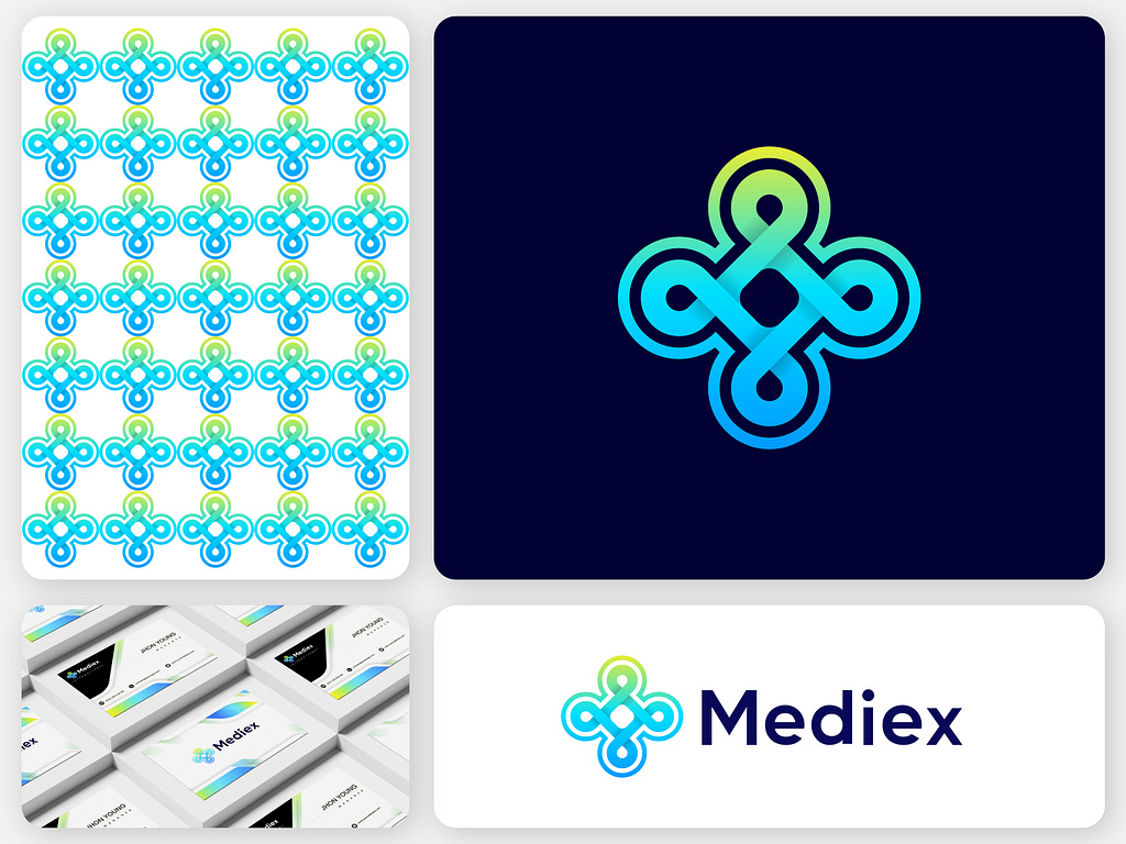 Mediex logo mark - logo mark identity by Fieon Art on Dribbble