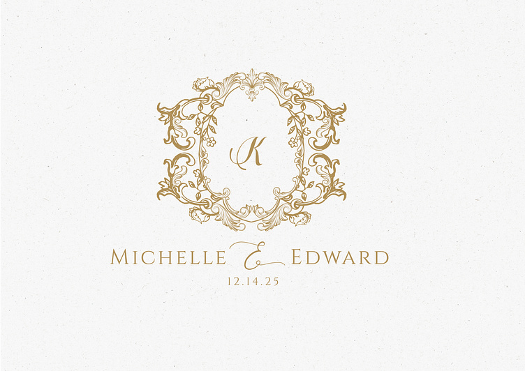 Elegant Wedding Crest by weddinglinvit on Dribbble