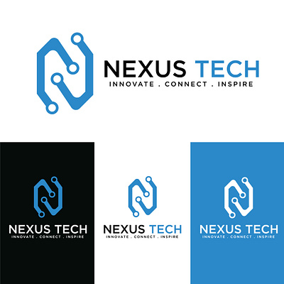 Nexus Tech Logo best logo brand identity branding creative logo graphic design logo logo design logofolio logos n logo nexus nexus logo tech tech logo technology logo vect plus