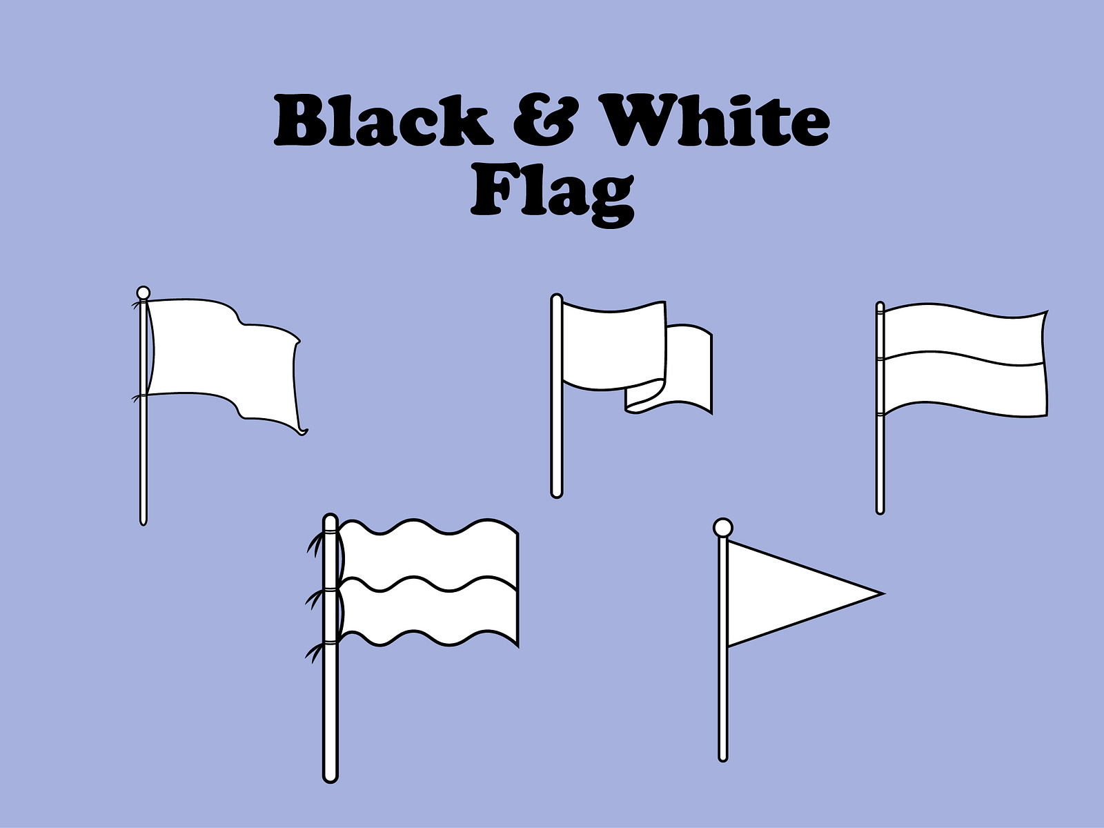 Black and White Flag by Adiwarna Studio on Dribbble