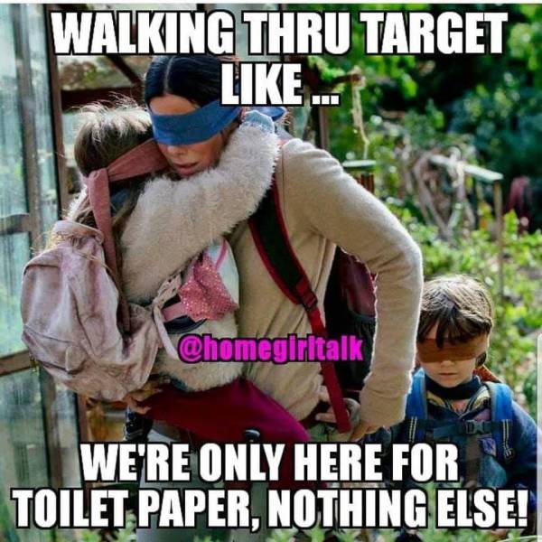 birdbox boy and girl - Walking Thru Target We'Re Only Here For Toilet Paper, Nothing Else!