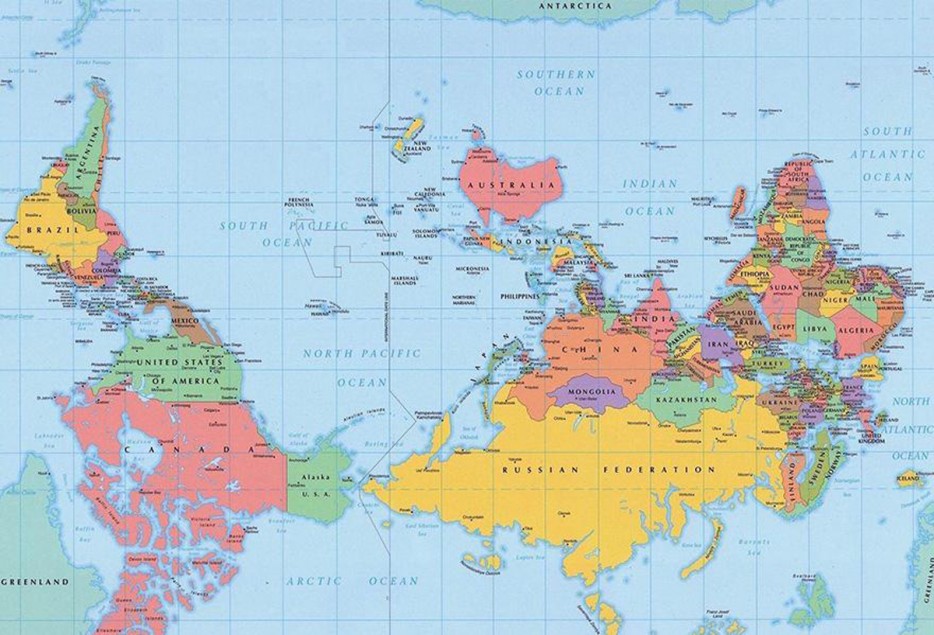 australian world map - Antarctica Southern Ocean South Atlantic Oceam Indian Cava Ocean South Pa Celco Ocean Mexico North Pacific Nited States Of America Ocean Mongolia North Atlantic Ocean Kilang Greenland Arctic Ocean