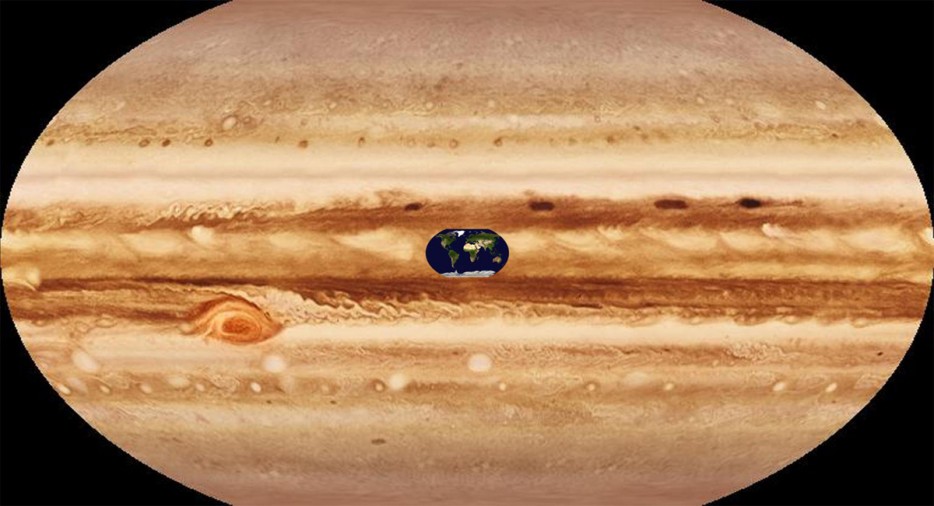 map of jupiter