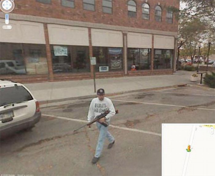 20 Funniest Google Earth Street view images