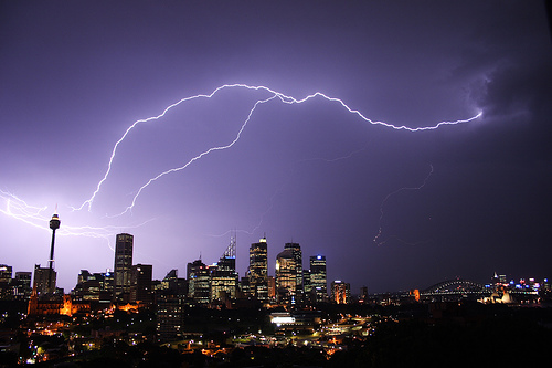 Cool Lightning Strikes