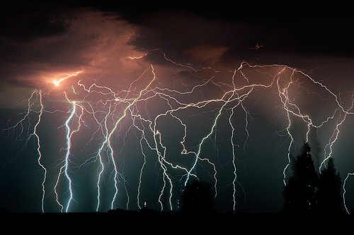 Cool Lightning Strikes