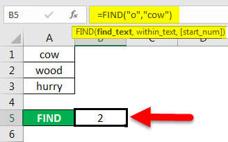 find in excel method 2-1