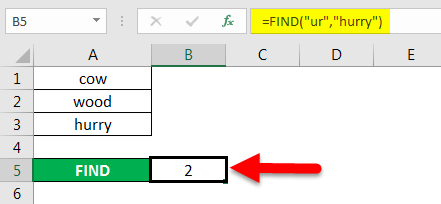 find in excel method 2-3