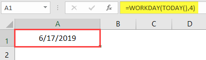 TODAY formula example 4-2