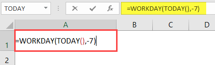 TODAY formula example 4-3