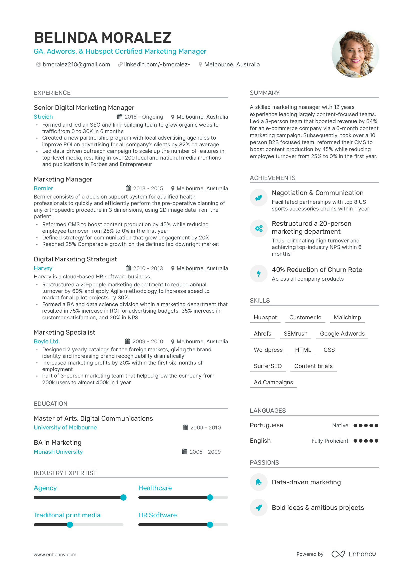 Modern Resume Template