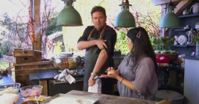 James Martin pulls up his sleeve