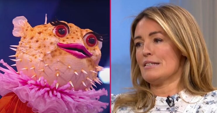 ED split pic: Pufferfish on The Masked Singer / Cat Deeley on This Morning