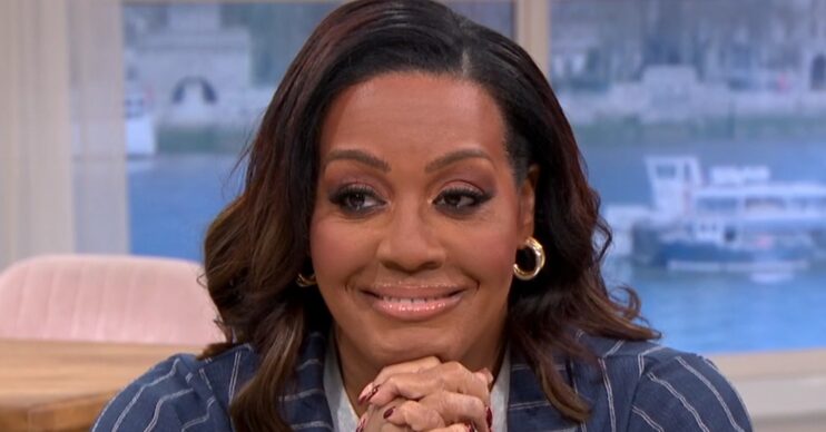 Alison Hammond on This Morning smiling