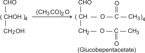 Write chemical reactions to show that open structure D-glucose contains ...