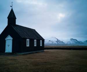 Snaefellsnes, west Iceland: Budir black church