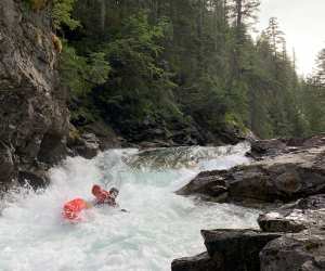 Will Lyons kayaking in White Salmon, Washington