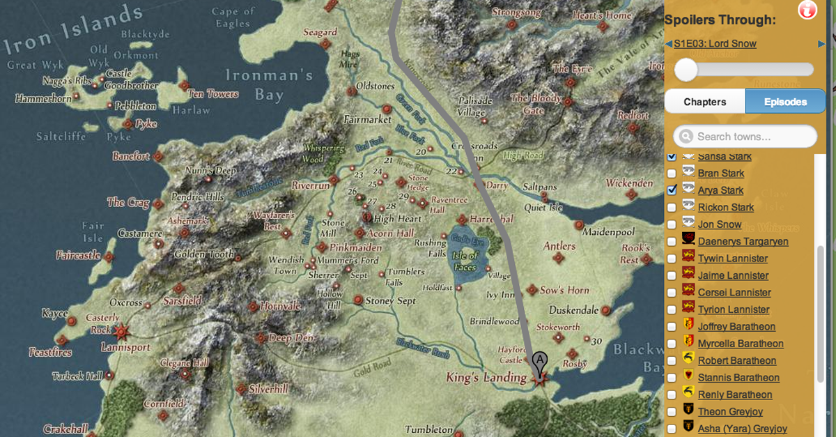 The Maps Of Game Of Thrones Gisetc - World Map