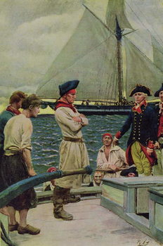 Αναπαραγωγή An American Privateer Taking a British Prize