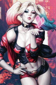 Плакат Harley Quinn Sending Love