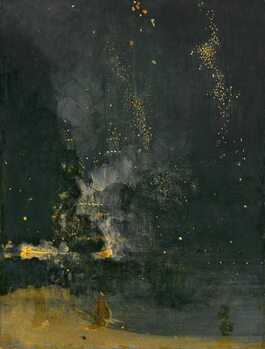 Αναπαραγωγή Nocturne in Black and Gold, the Falling Rocket, 1875