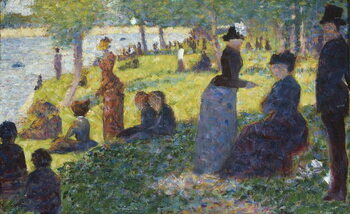 Художній друк Oil Sketch for La Grande Jatte, 1884