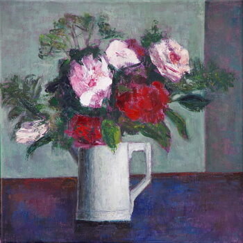 Художній друк Red and White Roses,