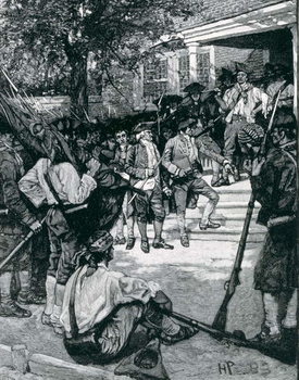 Αναπαραγωγή Shays's Mob in Possession of a Courthouse